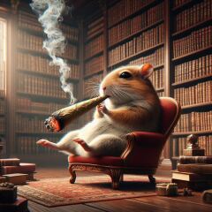 The Bluestocking - where Spring has sprung and the grass is riz.