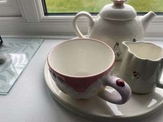 To ask you to show me your butter dish