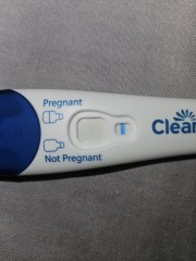 Clearblue positive or evaporation?