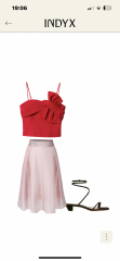 What top to wear with this skirt- wedding guest