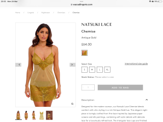 Full length slip - nicer than M&S?