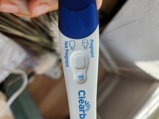 Clearblue positive or evaporation?