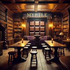 The Bluestocking - where Spring has sprung and the grass is riz.