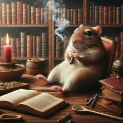 The Bluestocking - where Spring has sprung and the grass is riz.