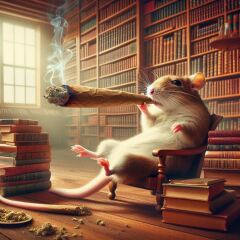 The Bluestocking - where Spring has sprung and the grass is riz.