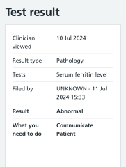 To ask you to help decipher my medical test results….