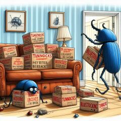 The Bluestocking - where Spring has sprung and the grass is riz.