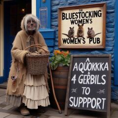 The Bluestocking - where Spring has sprung and the grass is riz.