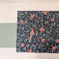 What colour walls with this William Morris wall paper