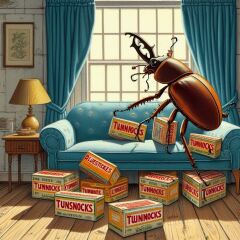 The Bluestocking - where Spring has sprung and the grass is riz.