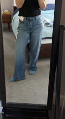 Going from slim jeans to wide