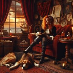 The Bluestocking - where women are women, and small furry animals are gerbils, quokkas,  capybaras, or a red panda called Rosy