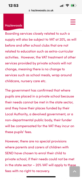 To wonder if Labour really understand the implications of their attack on private schools?