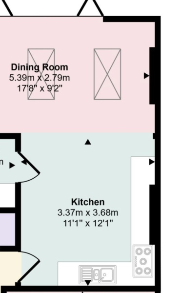 Would a kitchen island work here?