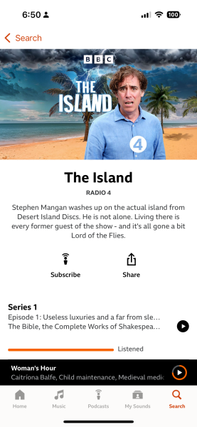 In hospital, please recommend me a good, light hearted audiobook.