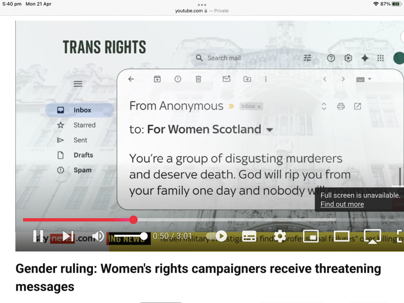 TRAs deface Millicent Fawcett statue