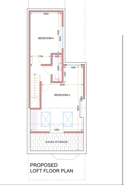 L shaped loft conversion layout advice – 5 options, Views please