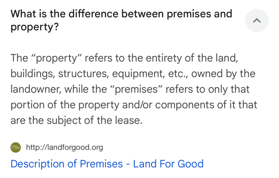 What does "Parking on premises" mean to you?    Air B&B problem ...