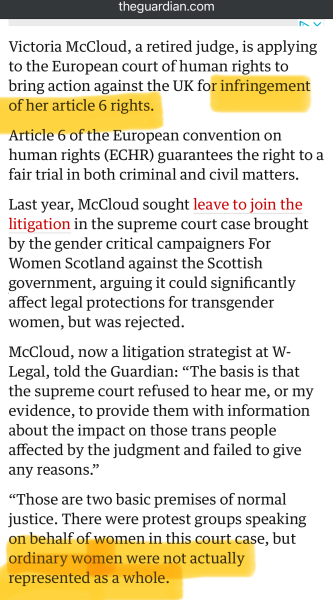 Trans former judge to take government to ECHR