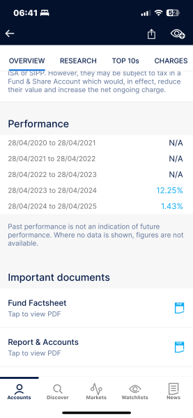 Stocks and Shares ISA with HL