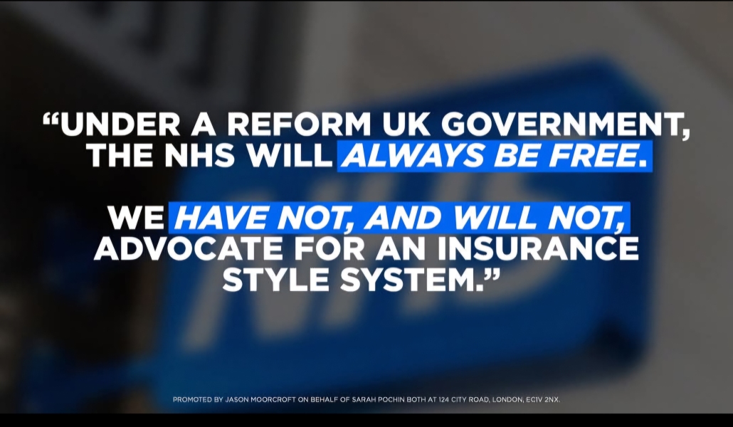 Can anyone explain how Reform’s Insurance based health system will work?