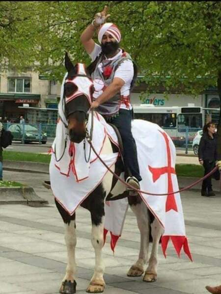 St George's day and not on post on Teams about it