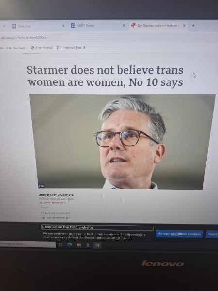 Bridget Philipson- TW should use toilets according to biological Sex.