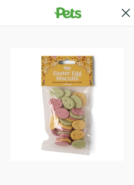 Easter themed dog treats….