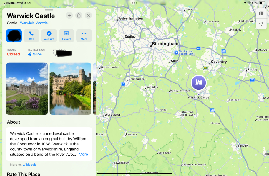 We are travelling up north, via Birmingham. Does anyone have any recommendations of somewhere to visit for children aged 9 and 12 years old for a few hours? Ideally, just off the M42/M6.