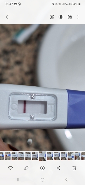 Is this a indent or evaporated or faint positive