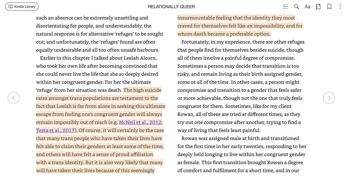Suicide rates and being spoken out of existence