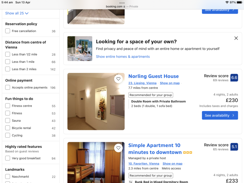 Missing bed in AirBNB