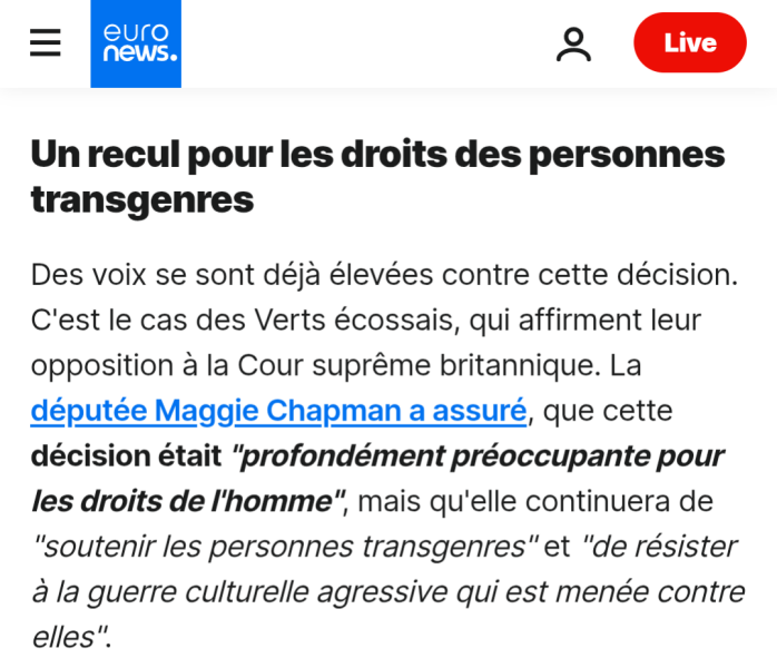 Reaction in other countries?