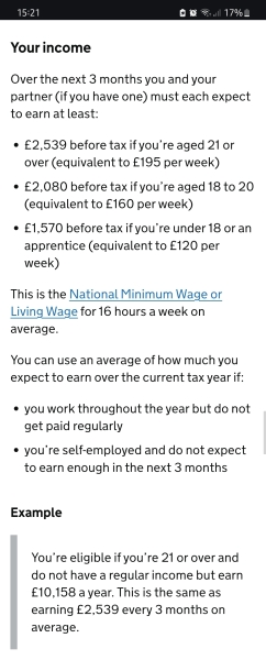 Unpaid SMP - WORKING PARENTS CHILDCARE CODE