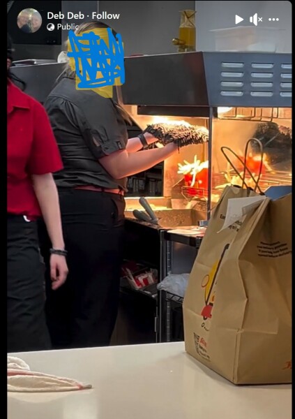 Attitude from McDonald’s ataff