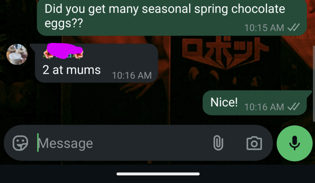 That saying "Happy Easter" is out of place?