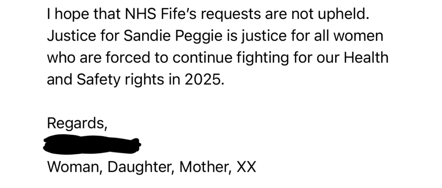 NHS Fife tries to silence nurse - Sandie Peggie vs NHS Fife Health Board and Dr Beth Upton - thread #24