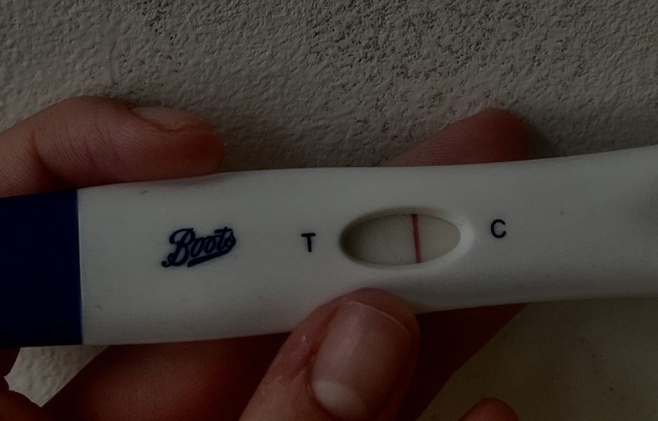 Do you see anything ? 8-9dpo (PCOS)