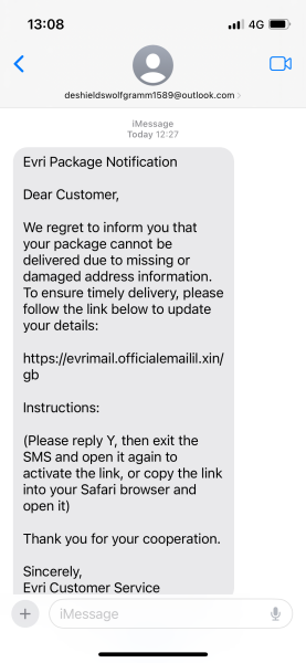 Scam text ?