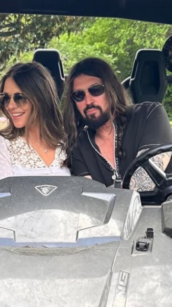 Elizabeth Hurley and Billy Ray Cyrus