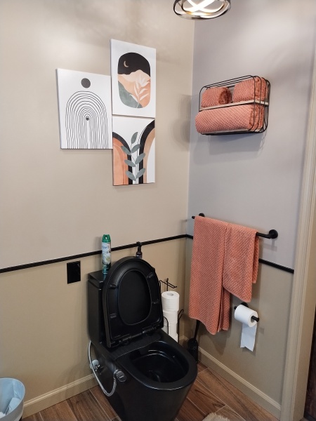 Show me your bathrooms! Decor indecision.