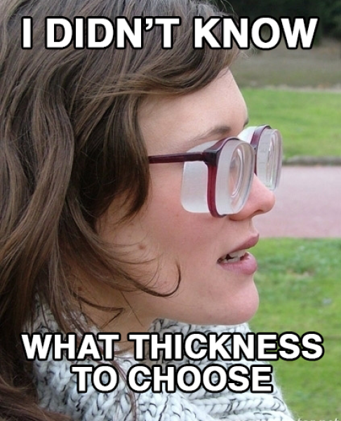 Glasses - soooo expensive!