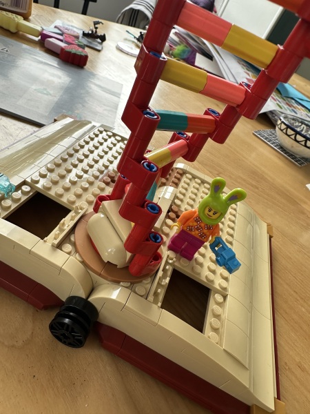 To show me your Lego collection?