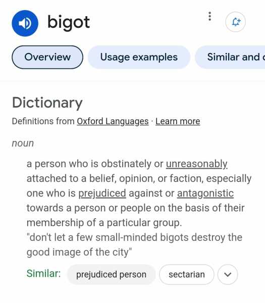 Just been “unfriended” for believing in biology