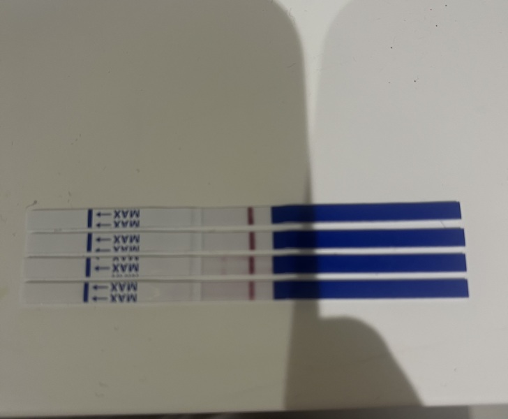 Can you spot any lines on these 4 tests!