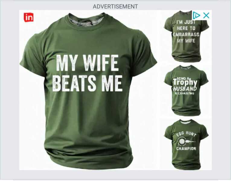 Inappropriate advert
