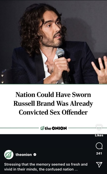Russell Brand charged