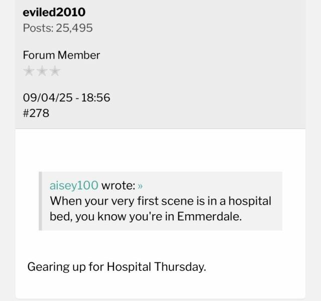 Emmerdale (ITV1 pace) ** NO SPOILERS ** Welcome to Emmerdale Plot Recycling Depot. No script ever wasted