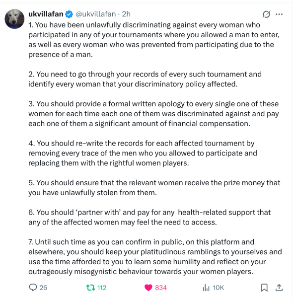 Ultimate Pool Groupl changes its eligibility rules