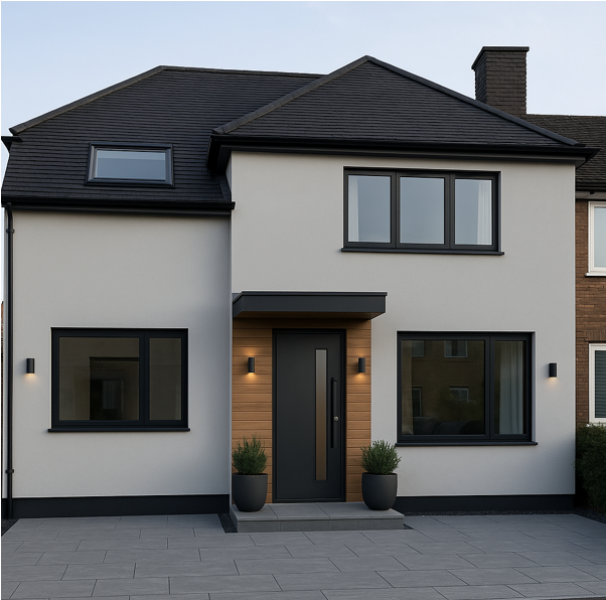 How would you improve the exterior of this house?